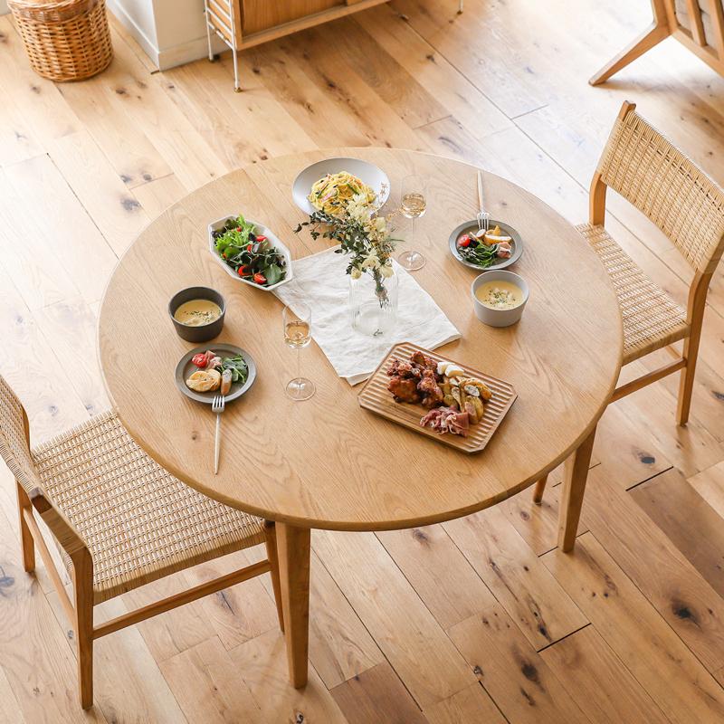 ダイニング 3点セット folk＆WICKER／NA ダイニングセット テーブル