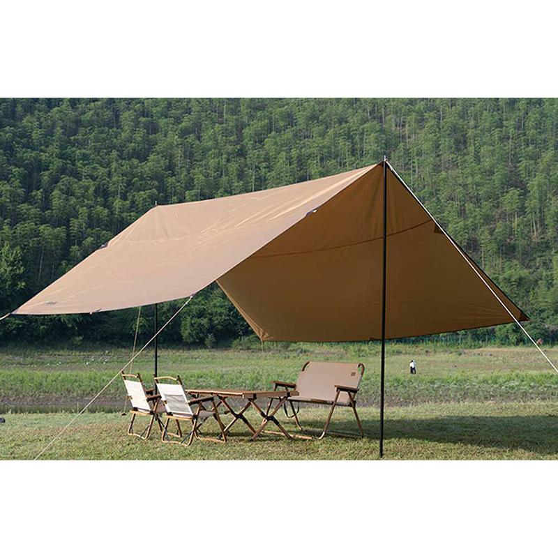 タープテント 5m ペグ ポール 収納袋付き タープ テント ファミリー