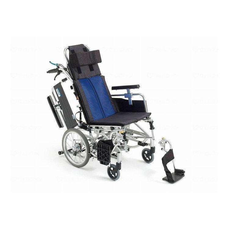 ミキ BAL 12 ティルト&リクライニング介助型車いす ブルー A 2