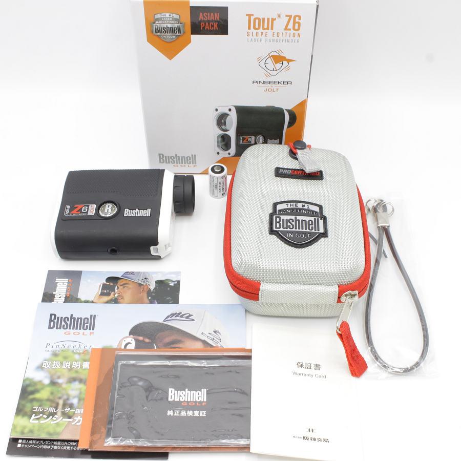 ボーナスストア+5％】Bushnell PINSEEKER SLOPE TOUR Z6 JOLT ゴルフ用