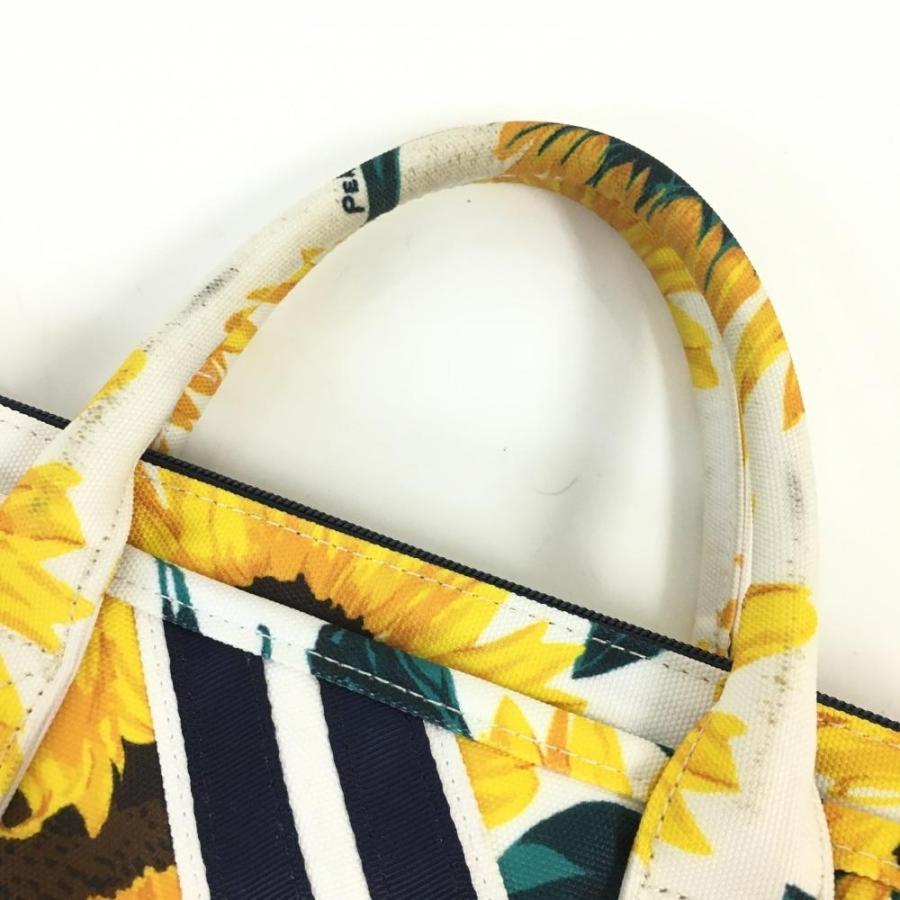 PEARLY GATES（パーリーゲイツ） ビックトートバッグ 白×イエロー