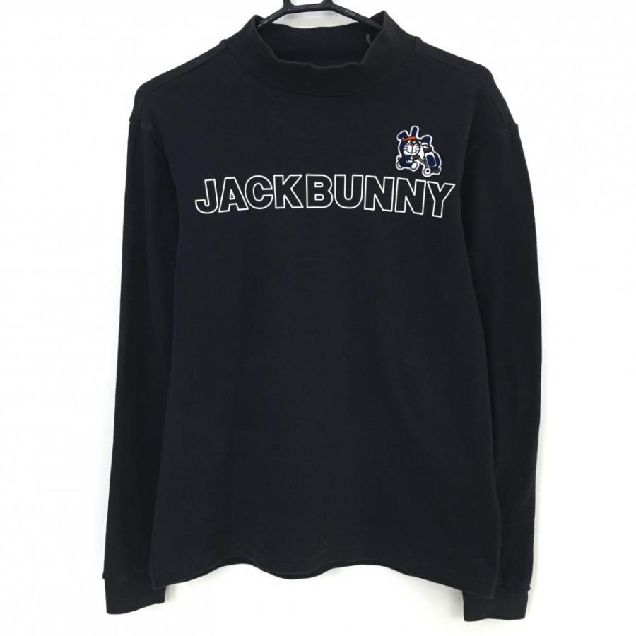 ジャックバニー×ドラえもん 長袖ハイネックシャツ 黒×白 起毛素材