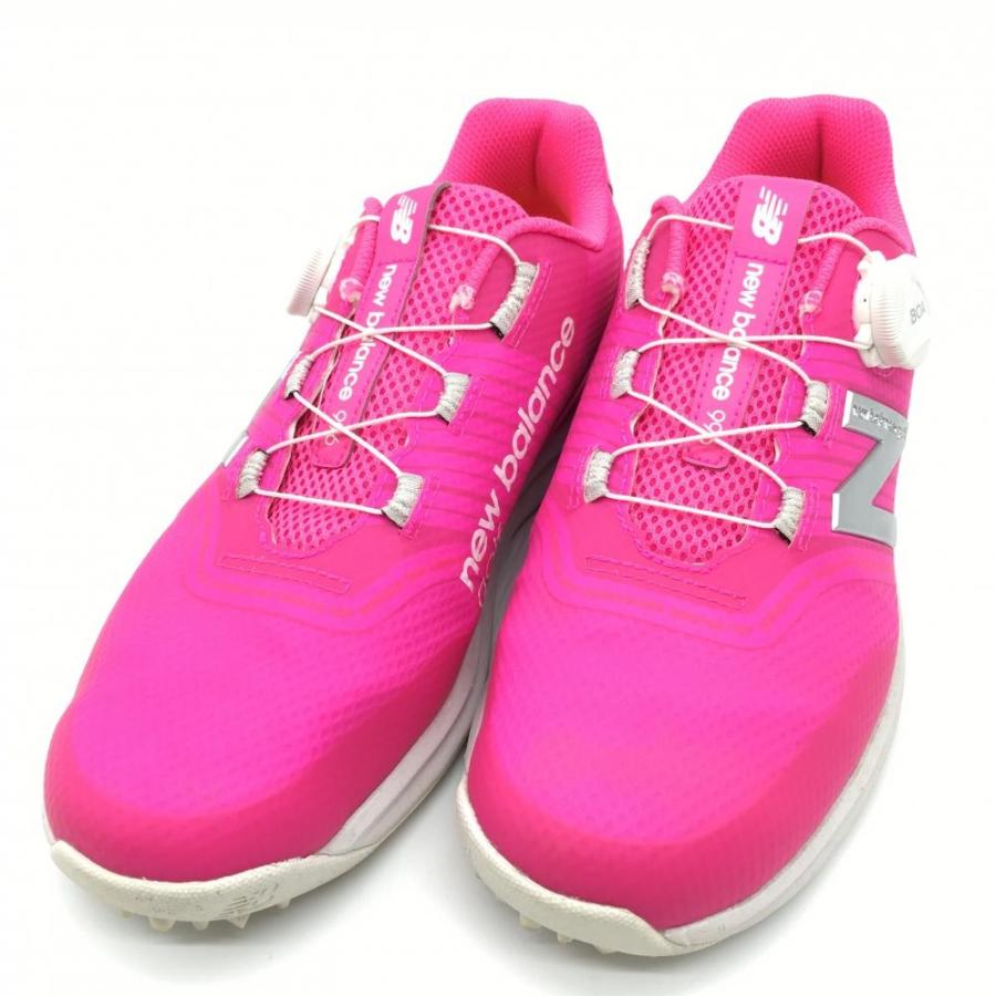 New Balance（ニューバランス） ゴルフシューズ 蛍光ピンク NBJ