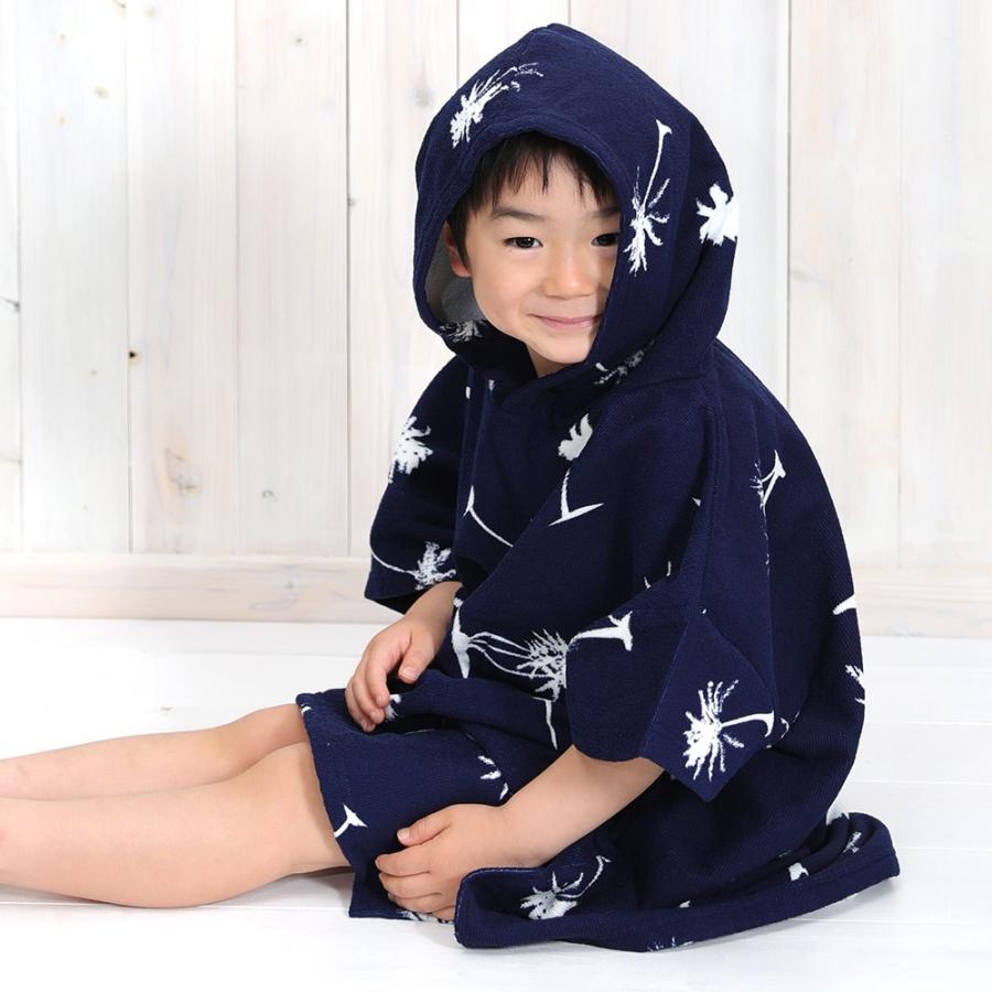 FELLOW お着替えポンチョ フード付き タオル キッズ 子供 吸水速乾