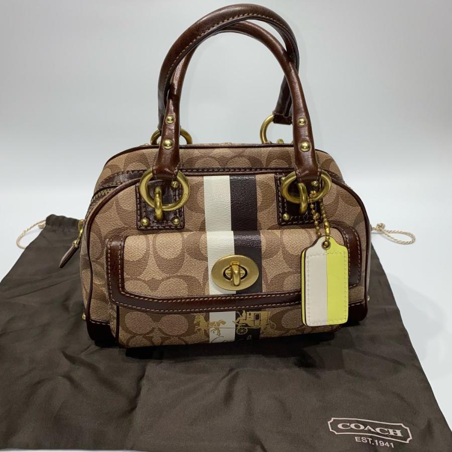 COACH（コーチ） 【COACH】コーチ シグネチャー ハンドバッグ ゴールド