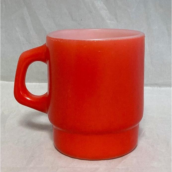 FIRE KING ファイヤーキング スタッキングマグ レッド : カントリー