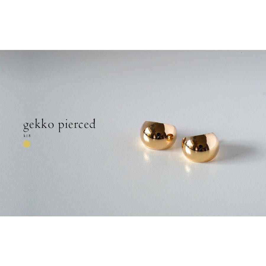 ピアス 18金 シンプル レディース フープ 送料無料 K18 地金 18k