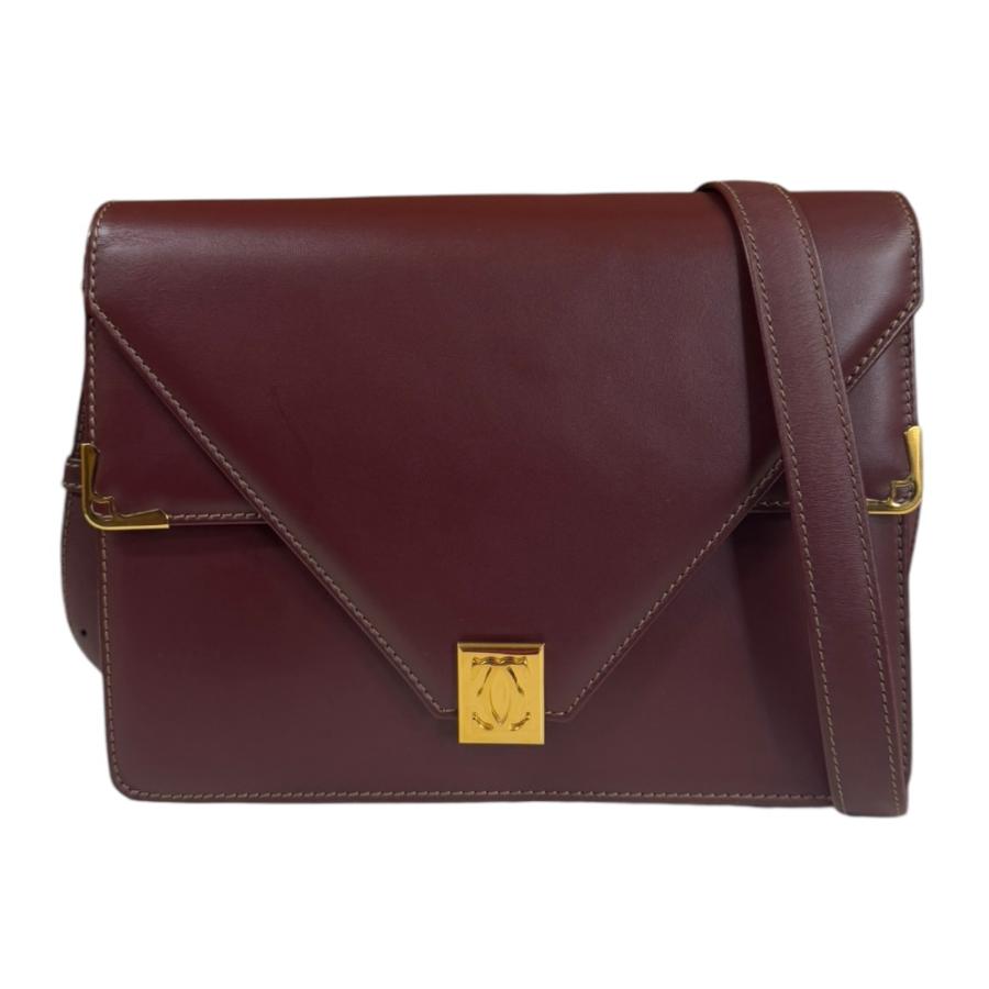 Cartier（カルティエ） マストライン ショルダーバッグ レザー レッド