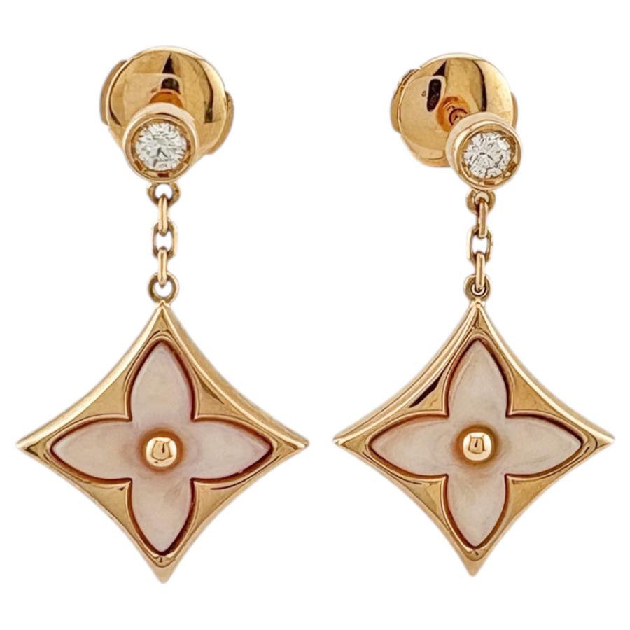 LOUIS VUITTON（ルイ・ヴィトン） スターブロッサム ピアス 18金 K18