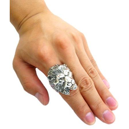 CRAZY PIG（クレイジーピッグ） リング 指輪 ライオンリング メンズ