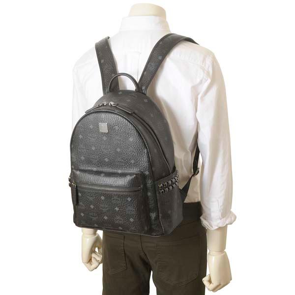 MCM（エムシーエム） リュック メンズ レディース ブラック 黒