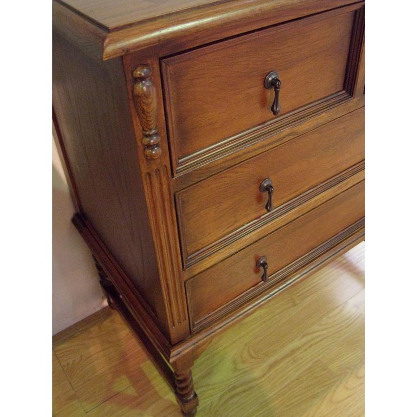 チェスト アンティーク家具 クラッシック 3段チェスト サイドテーブル