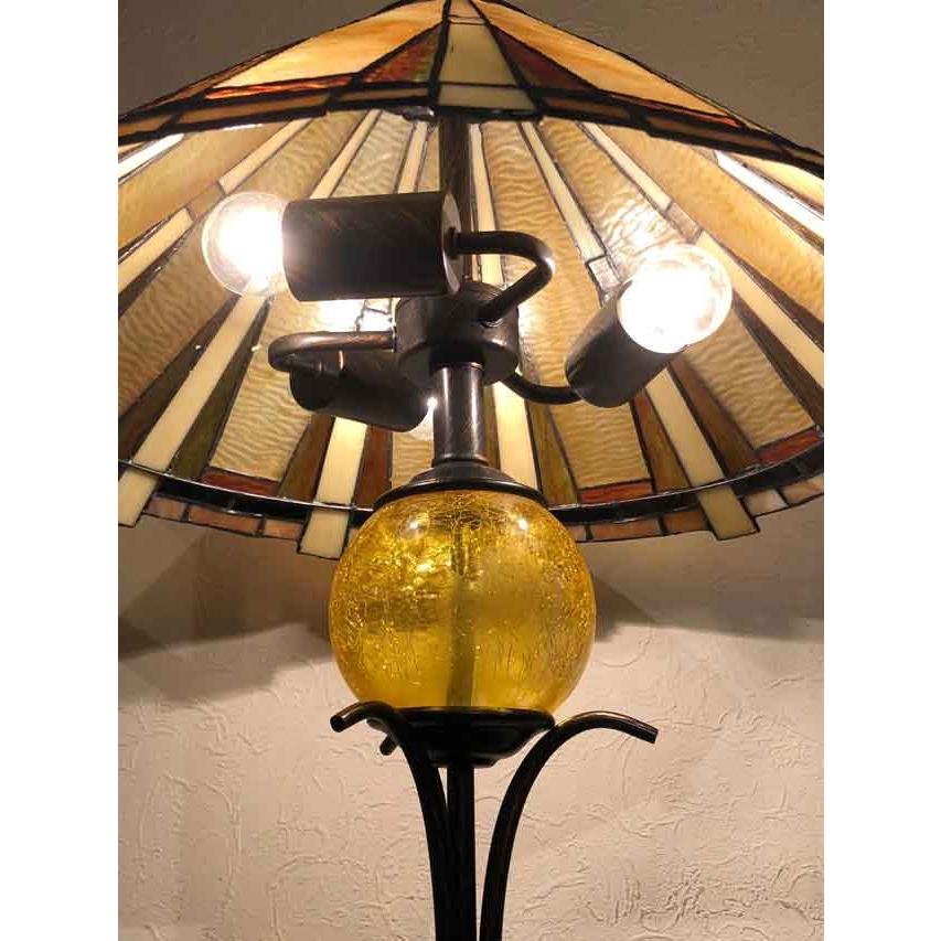 フロアランプ アンティーク ステンドグラスランプステンドランプ