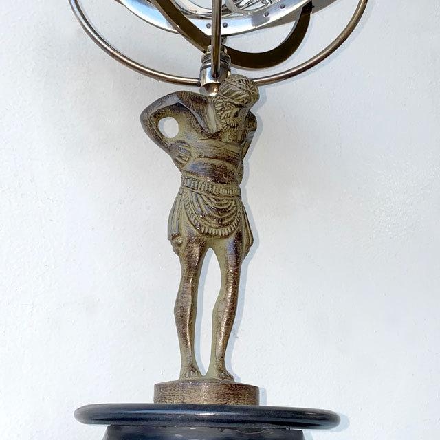 天球儀 インテリア雑貨 オブジェ アンティーク アトラス像 ギリシャ