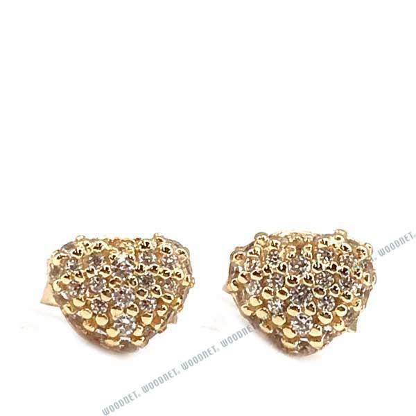 MICHAEL KORS（マイケルコース） ハート型 ローズゴールドピアス