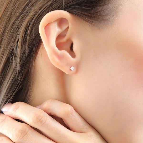 DAIYA（ダイヤ） ダイヤモンド ピアス 片耳 一粒 プラチナ 0.08