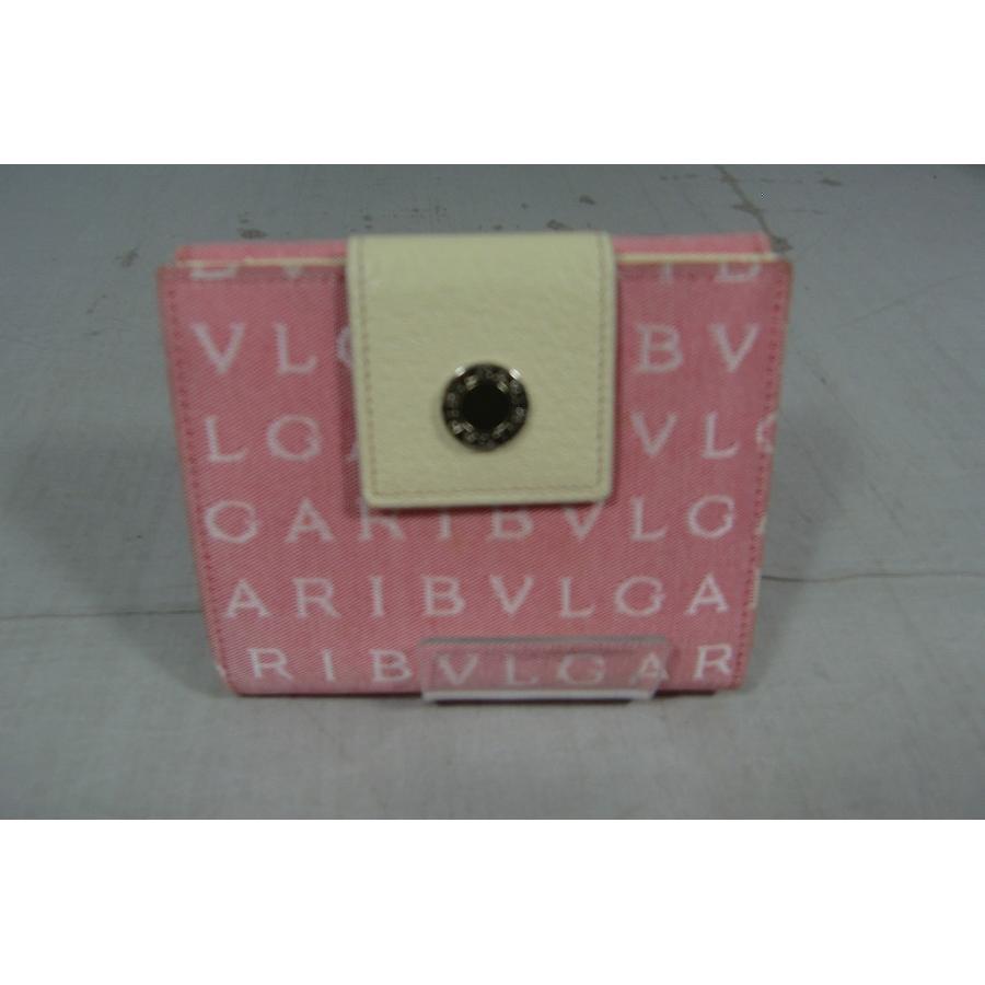 ブルガリ BVLGARI ロゴマニア 二つ折り財布 ピンク : ワットマン Yahoo