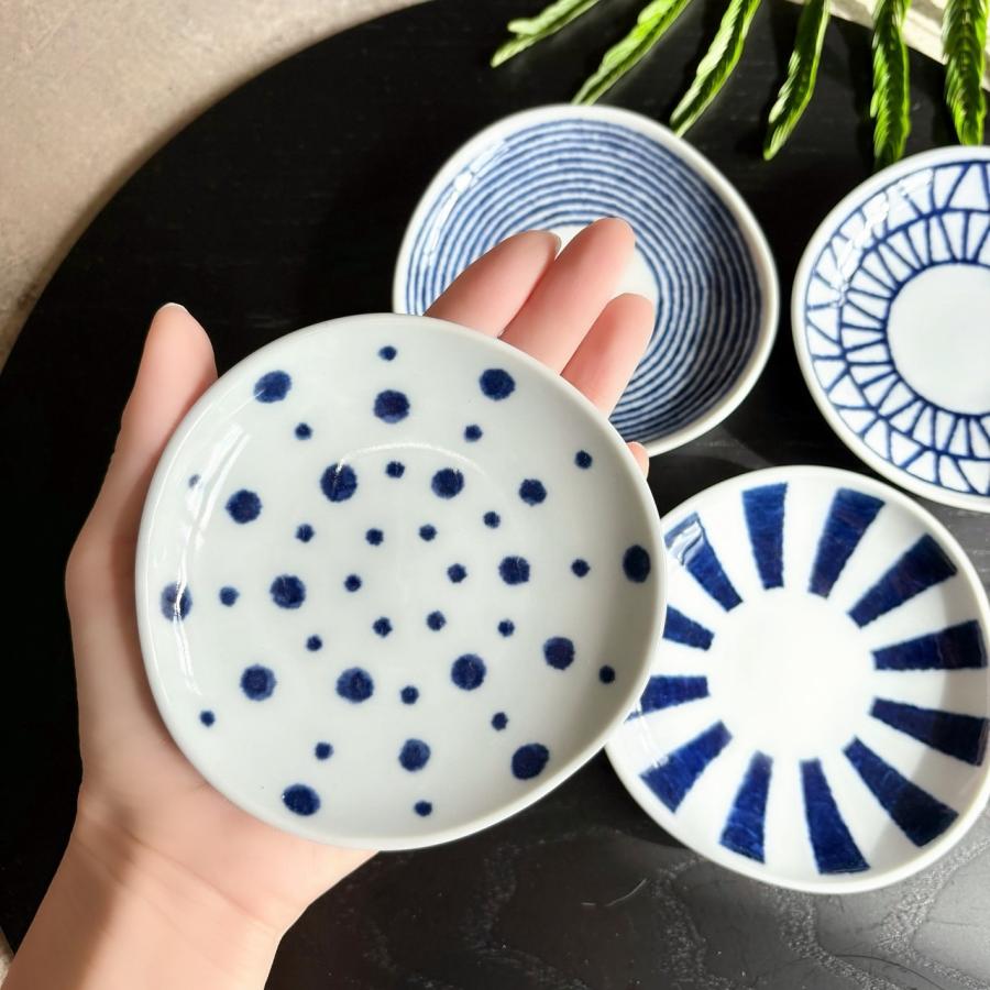 有田焼【佐藤走波】 小皿 五枚組 変形小皿 有田焼【佐藤走波】 小皿 五