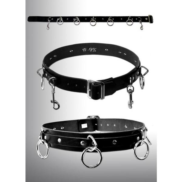 Sid Vicious シド リング ベルト 牛革5連リング+アタッチメント パンク