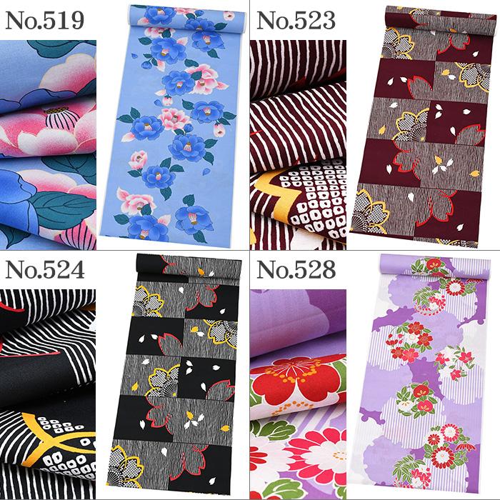 選べる24柄 未仕立て 綿100％ 浴衣 反物 ゆかた反物 夏祭り ゆかた