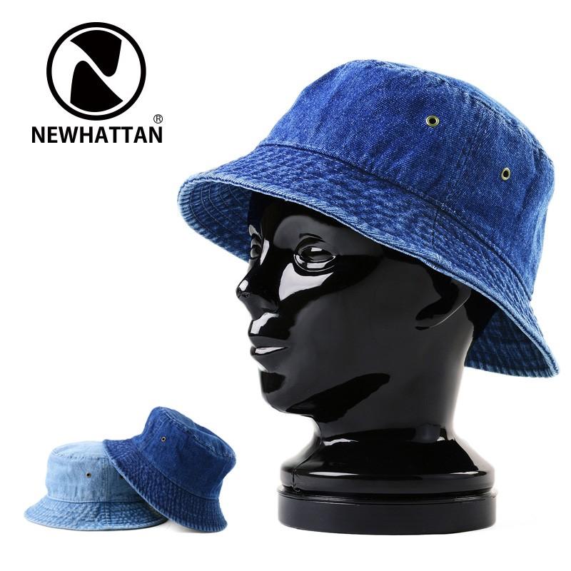 newhattan（ニューハッタン） 【ネコポス配送可】 Bucket Hat Denim