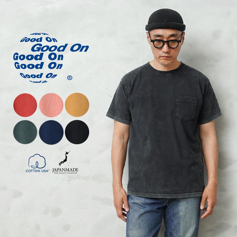 GOOD ON（グッドオン） GOST-0903VD S/S Crew Neck Pocket Tee クルー