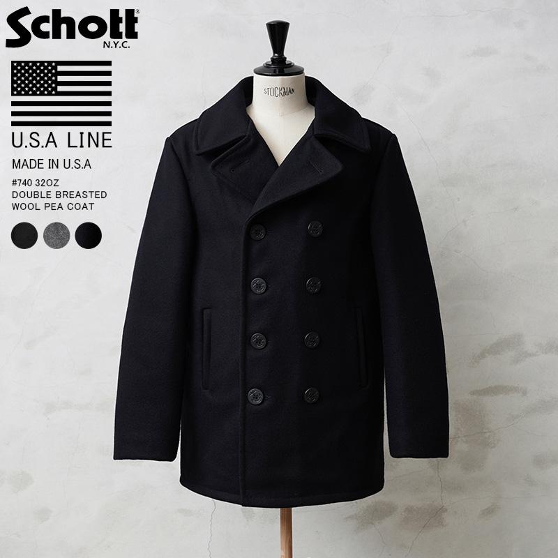 Schott N.Y.C（ショット） Schott USA LINE 740 32oz ダブルブレスト