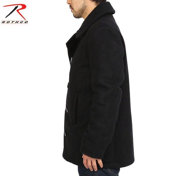 ROTHCO（ロスコ） U.S.NAVY ピーコート ブラック Pコート メンズ