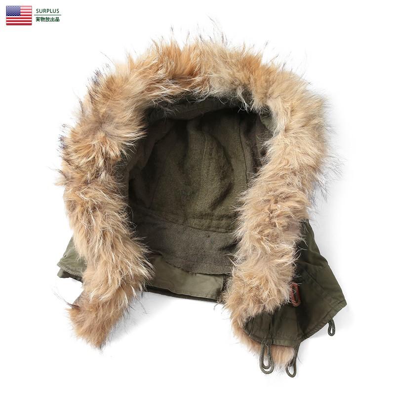 MILITARY（ミリタリー） 実物 USED 米軍 M-51用フード コヨーテファー