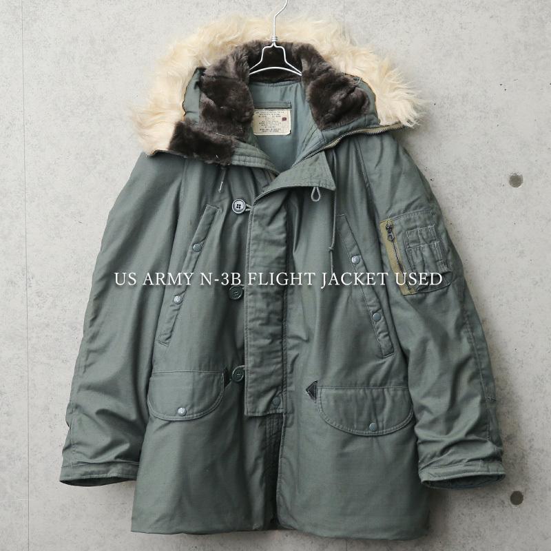 MILITARY（ミリタリー） 希少 実物 USED 米軍 N-3B フライトジャケット