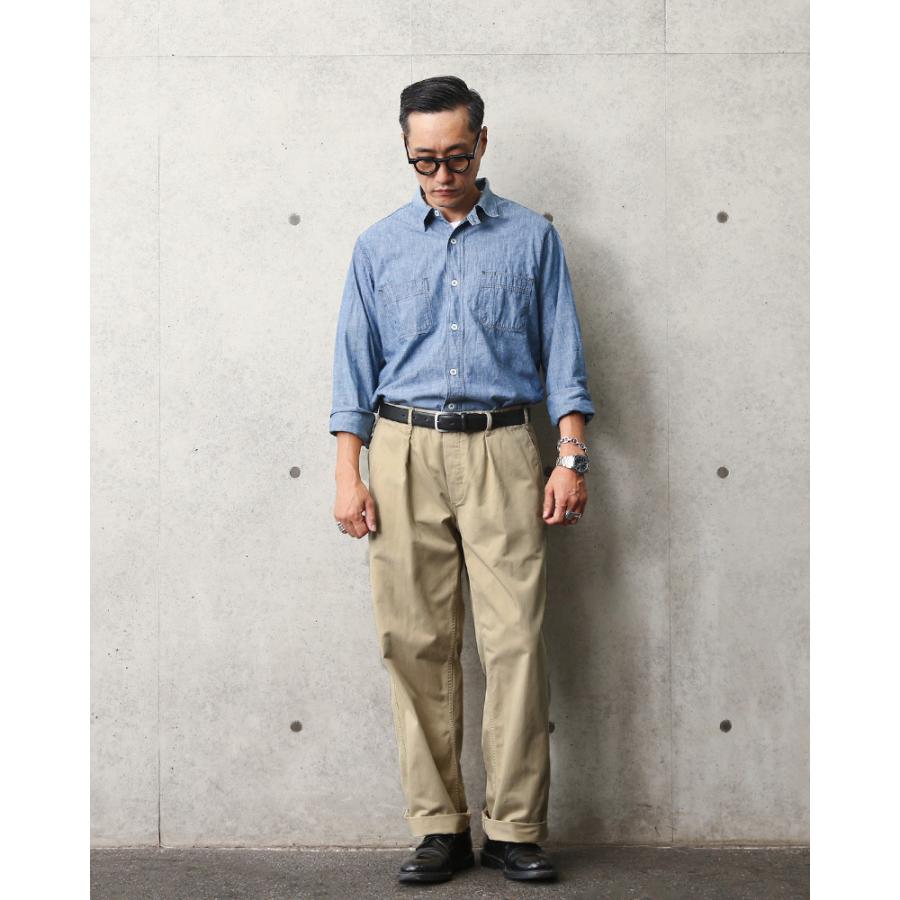 MILITARY（ミリタリー） 実物 USED オランダ軍 チノパン ボタンフライ