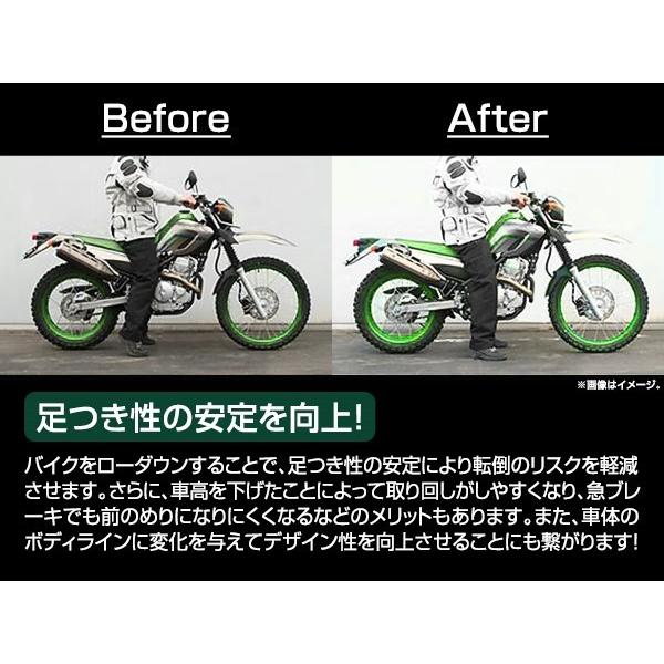 DトラッカーX Dトラッカー KLX250 全年式 ローダウン キット 車高調