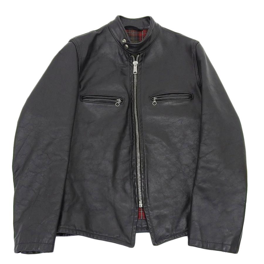 Schott N.Y.C（ショット） schott 裏地チェック シングルライダース