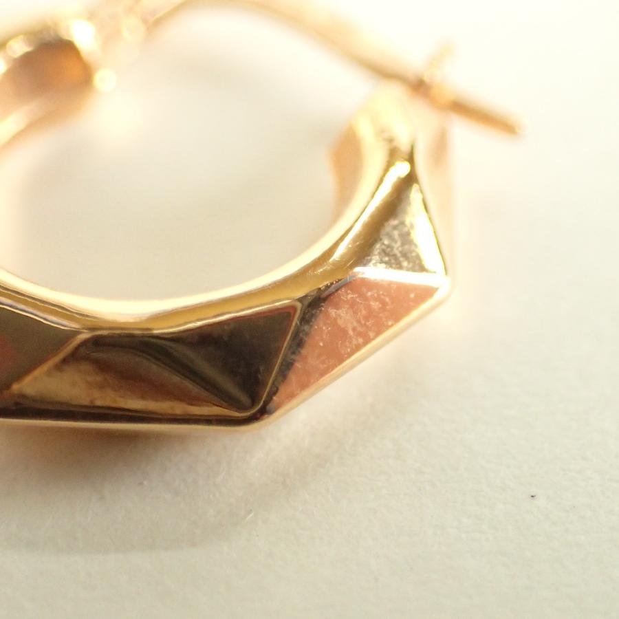 UNOAERRE（ウノアエレ） 750刻印 フープピアス ゴールド レディース