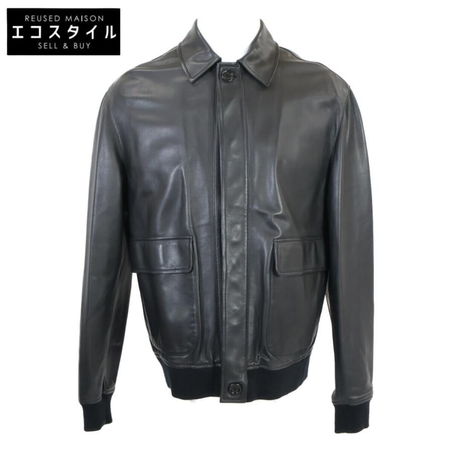 LOEWE（ロエベ） 美品 国内正規 ラムナッパレザー ジャケット 48