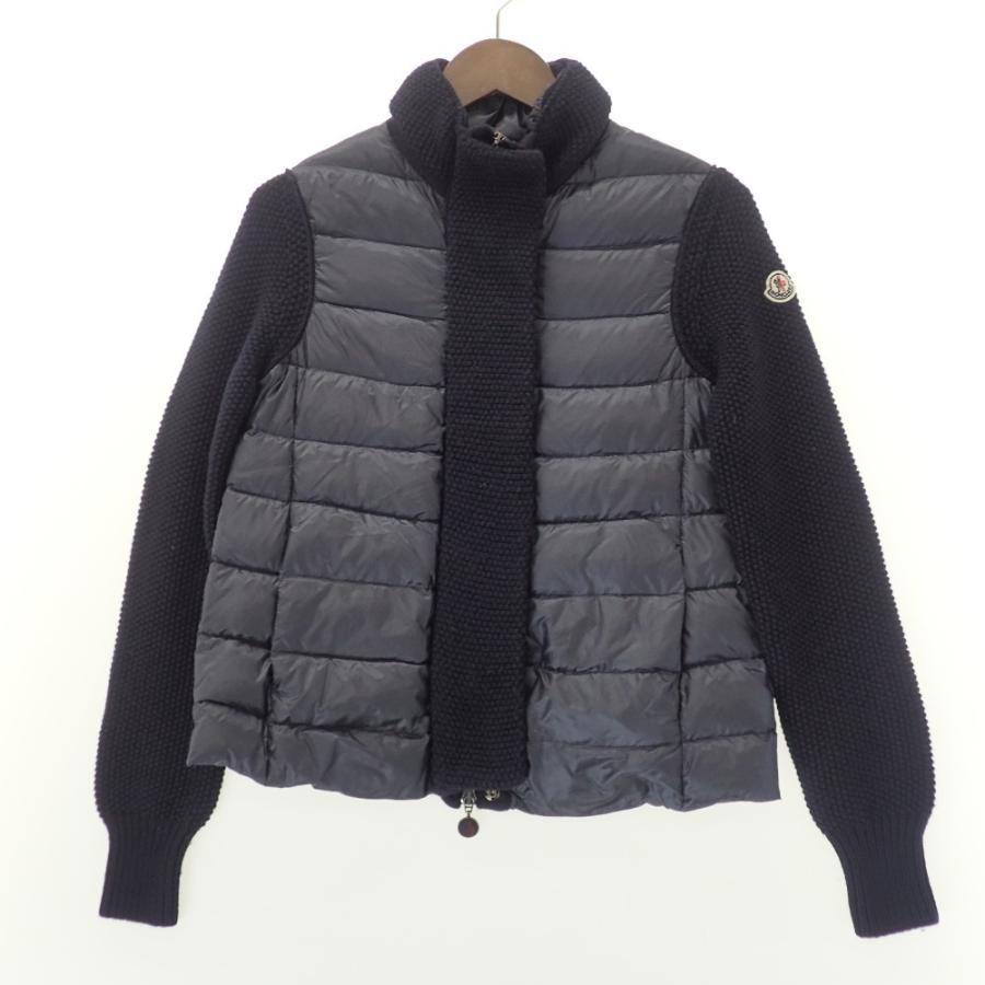 MONCLER（モンクレール） MAGLIONE TRICOT CARDIGAN ニット切替 ダウン