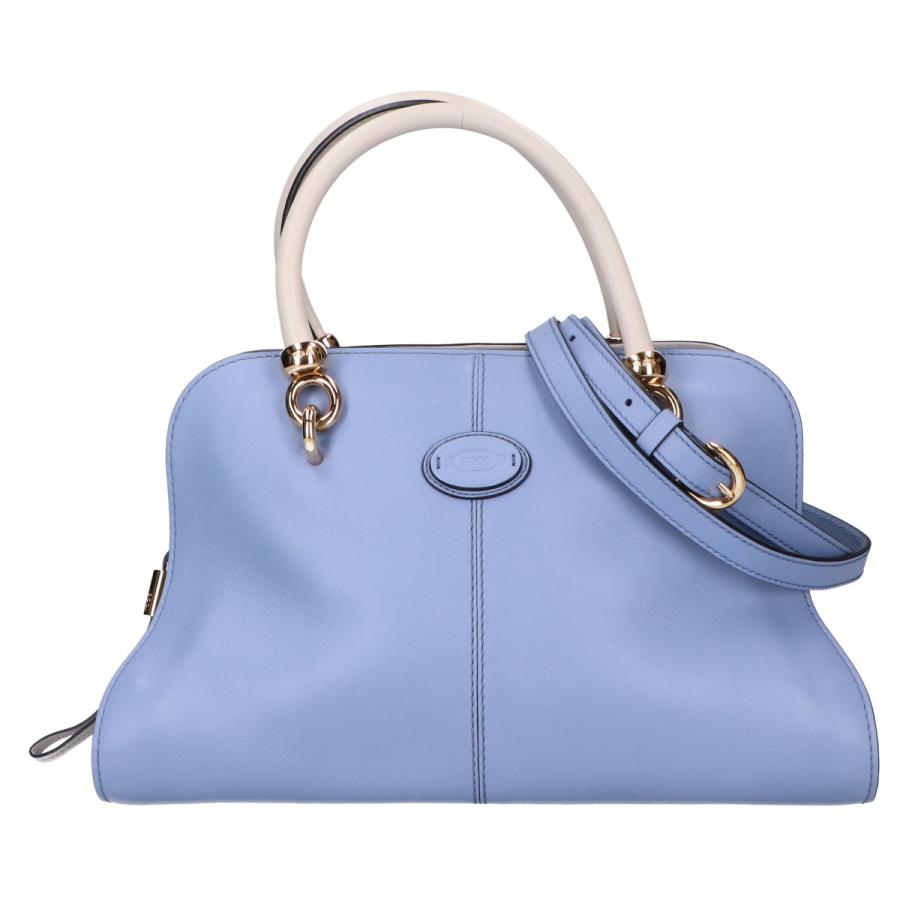 美品/ TOD'S トッズ SELLA セラ バイカラー レザー 2WAYショルダー