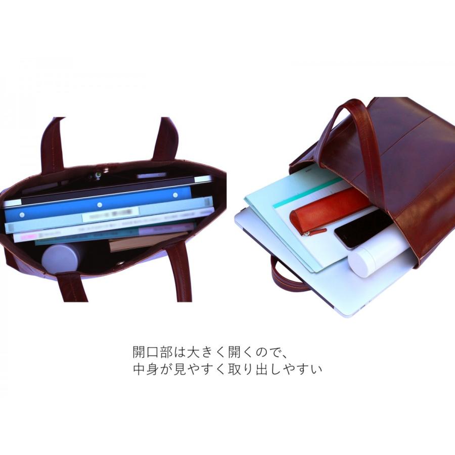 本革トートバッグ メンズ イタリアンレザー バッグ イタリア A4 レザー