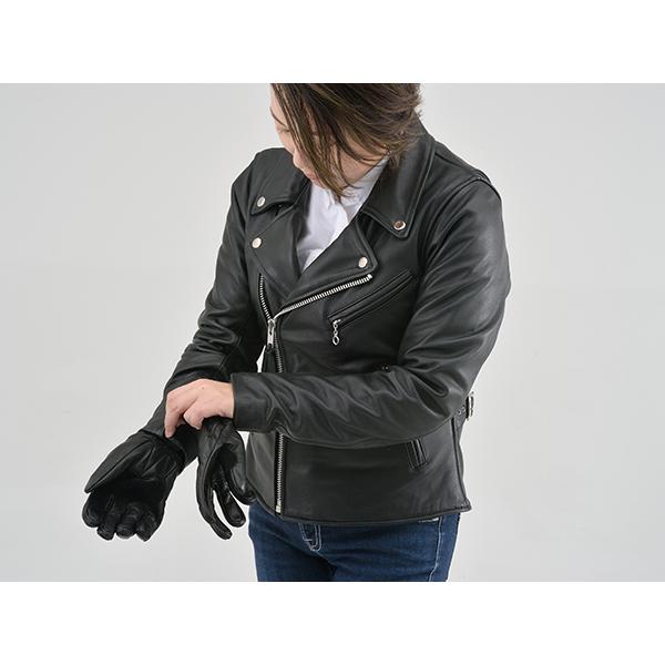 DAYTONA (デイトナ) DL-003 ダブルライダースジャケット ブラック WL