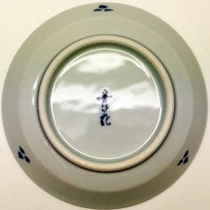 有田焼 しん窯 青花 長崎紋 渕上り4寸皿 : 神楽坂のうつわ屋さん 陶