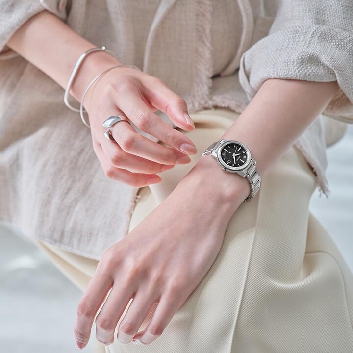 セイコー ルキア ソーラー電波 アイコレクション ウォッチ 腕時計