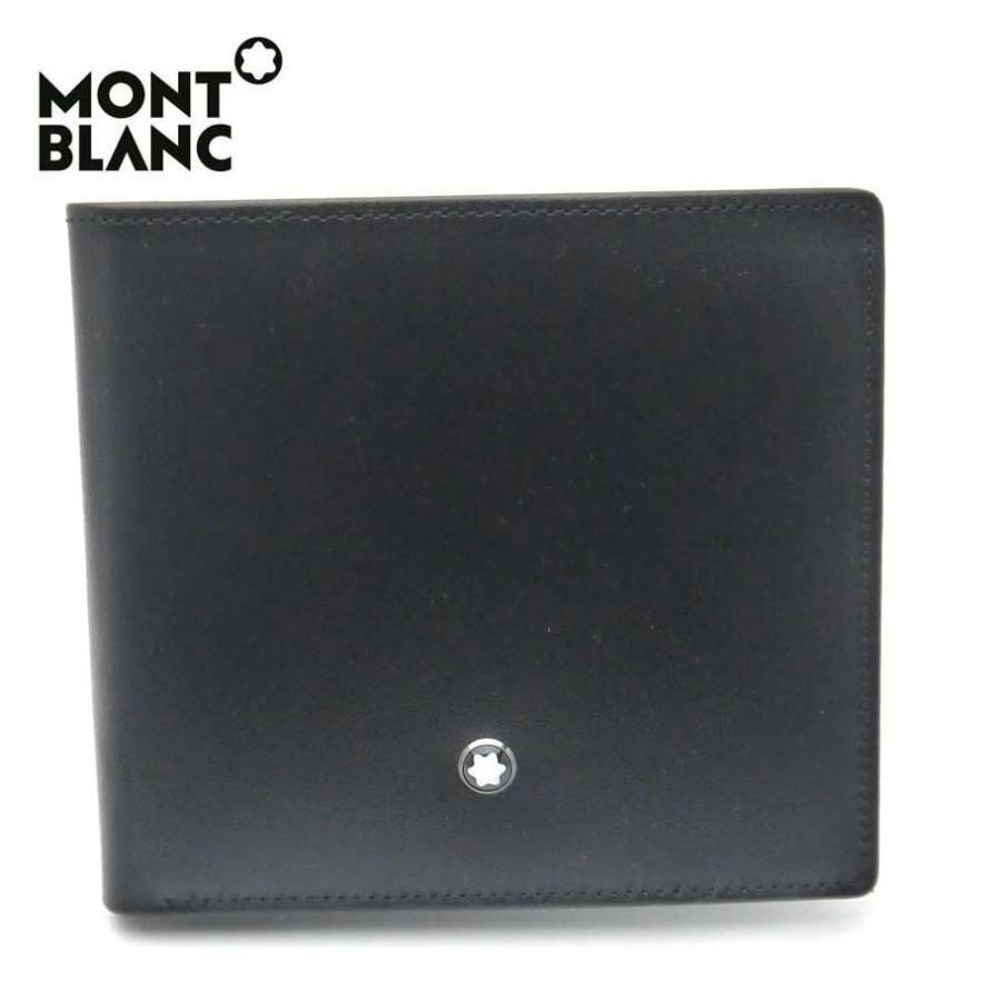 MONTBLANC（モンブラン） 財布 メンズ二つ折りカード（小銭入れなし