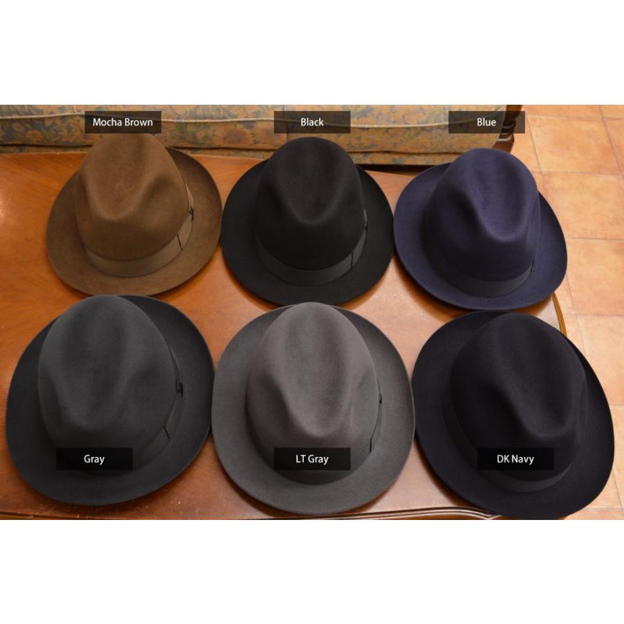Borsalino（ボルサリーノ） QS ファーフエルト ハット ロゴ無しタイプ