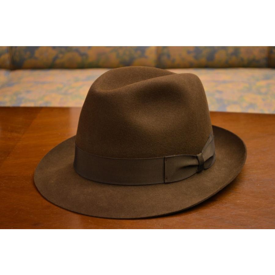 Borsalino（ボルサリーノ） QS ファーフエルト ハット ロゴ無しタイプ