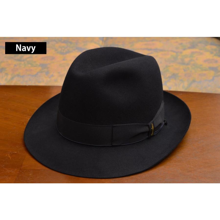 Borsalino（ボルサリーノ） QS ファーフェルト ハット センターデント