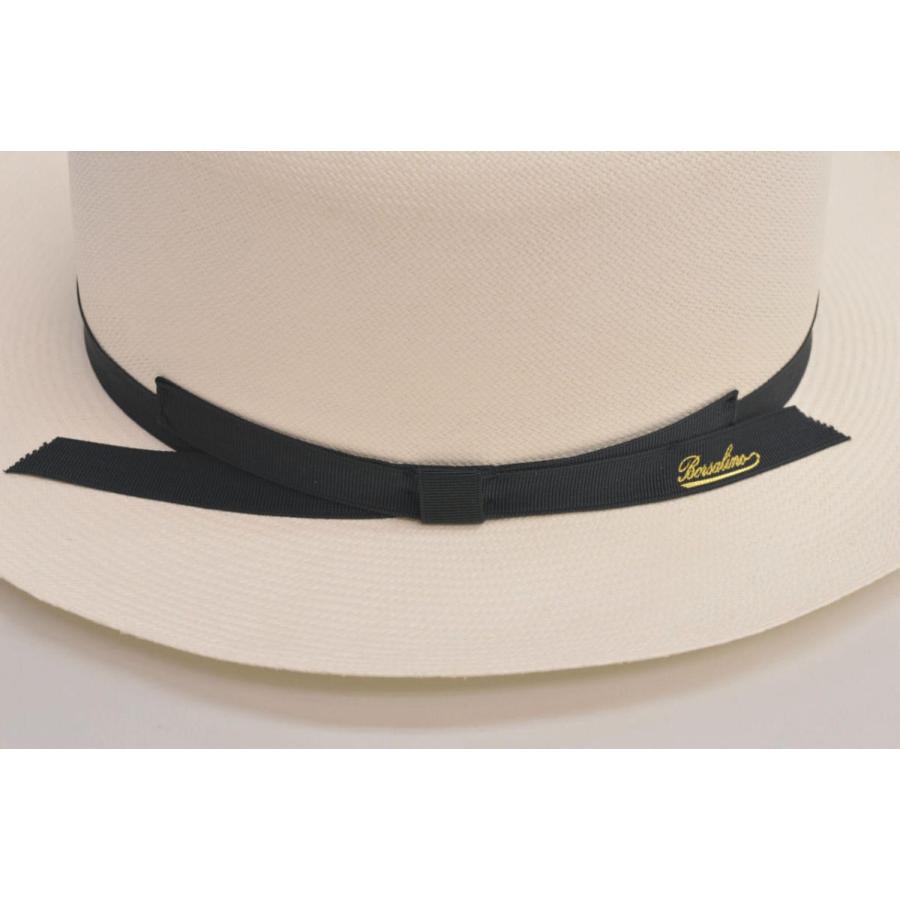 Borsalino（ボルサリーノ） オプティモ パナマハット ブラック系リボン