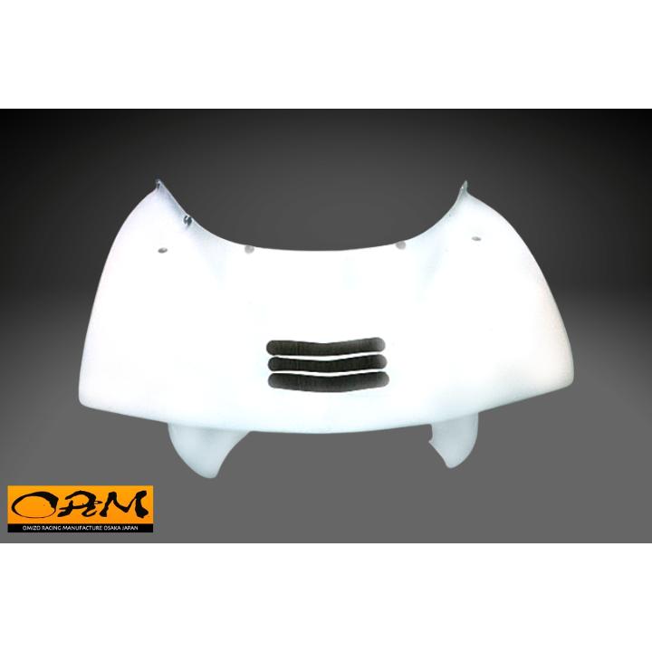 ORM製 ホンダ NSR50 スーパースリットアッパーカウル 白ゲル ワイド