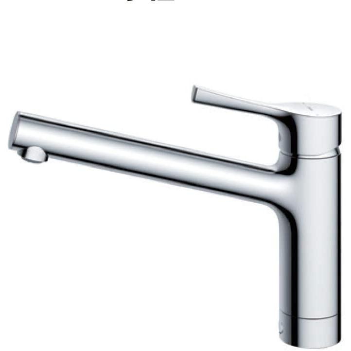 TOTO 台付シングル混合水栓（エコシングル、共用）TKS05301J 台付