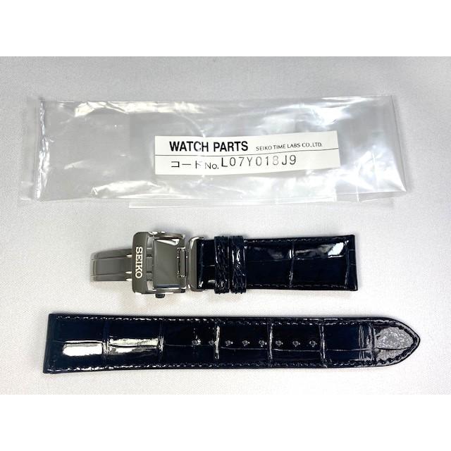 L07Y018J9 SEIKO プレザージュ 20mm 純正革ベルトバックル付
