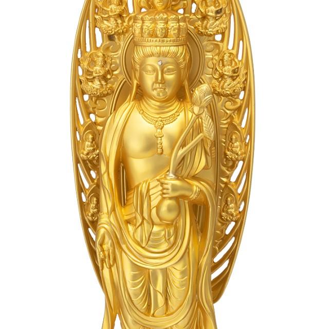 十一面観音菩薩 合金製 24cm【牧田秀雲作】 : 仏壇・仏具販売-仏壇屋